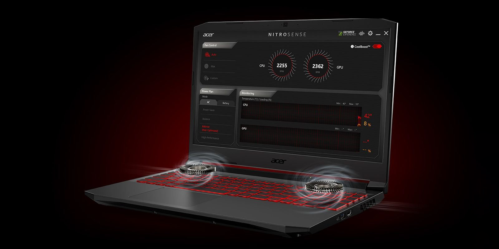 Acer Nitro 5 Intel Core i5-11400H 15.6" NVIDIA RTX3060 16GB 512GB W11H 4